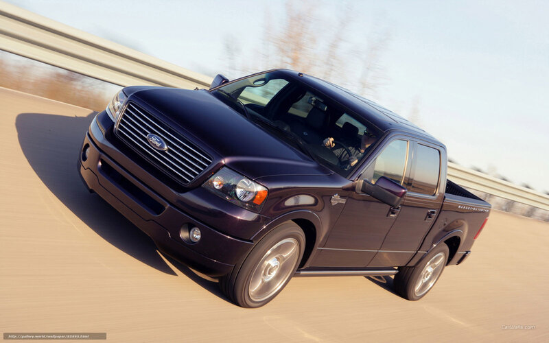 dark purple Ford pickup truck