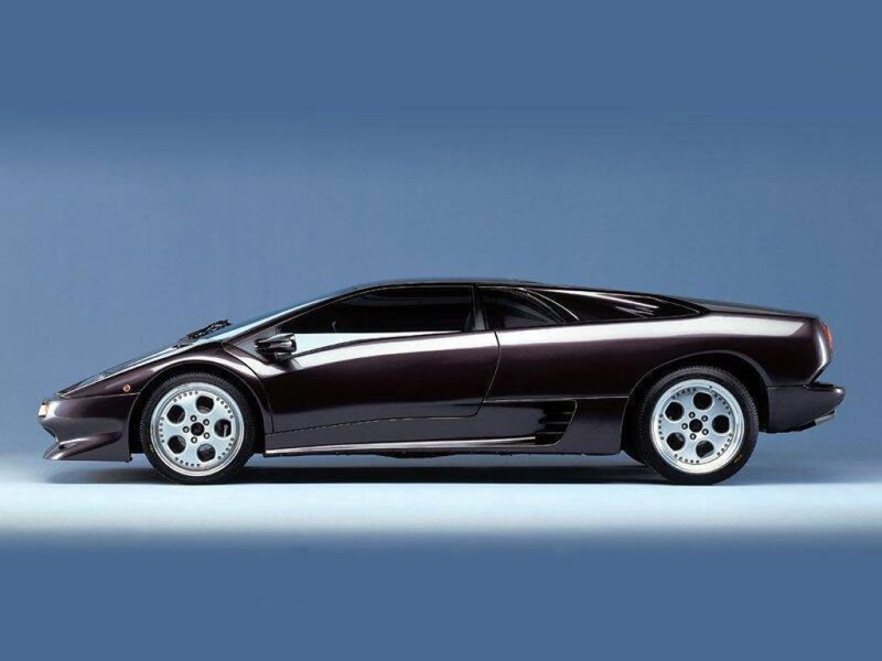 dark purple sports car