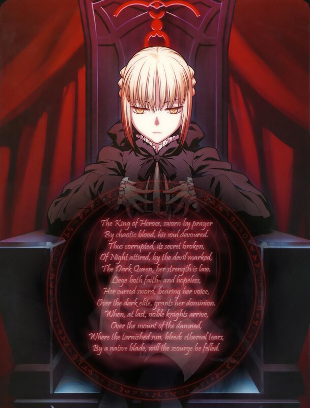 Dark Queen on a throne