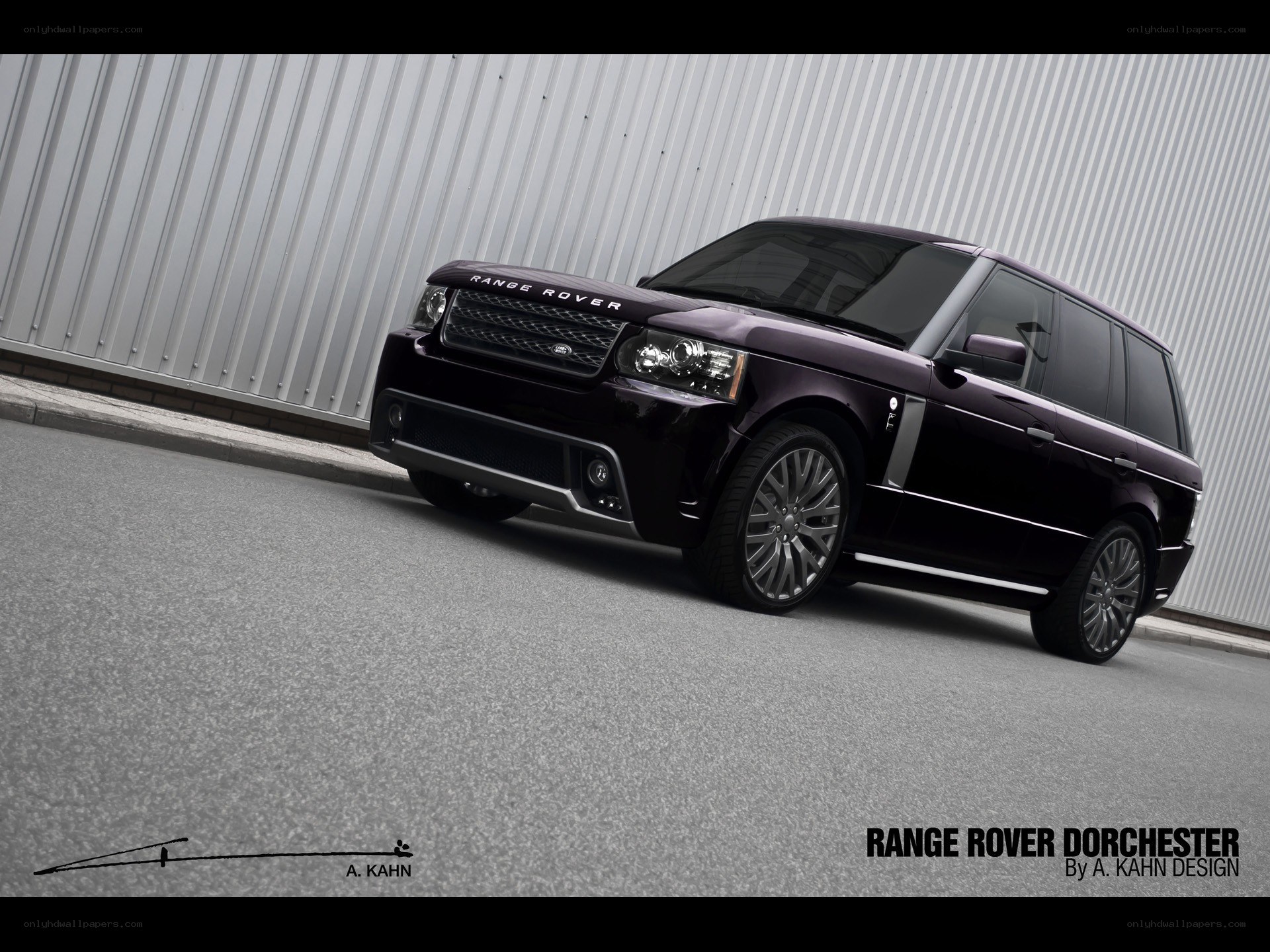 Dark Range Rover Dorchester