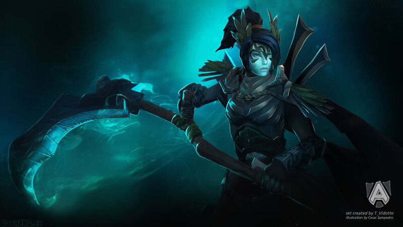 dark reaper character art