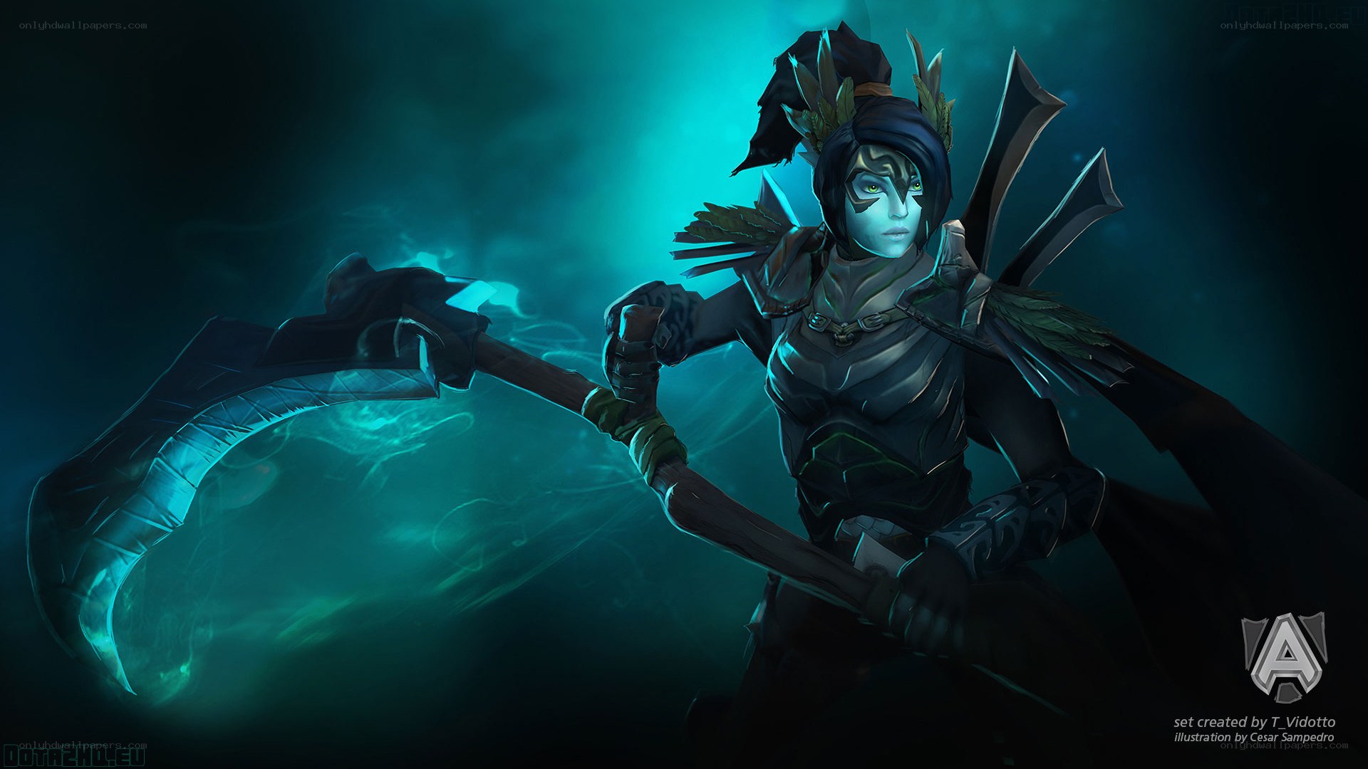 dark reaper character art