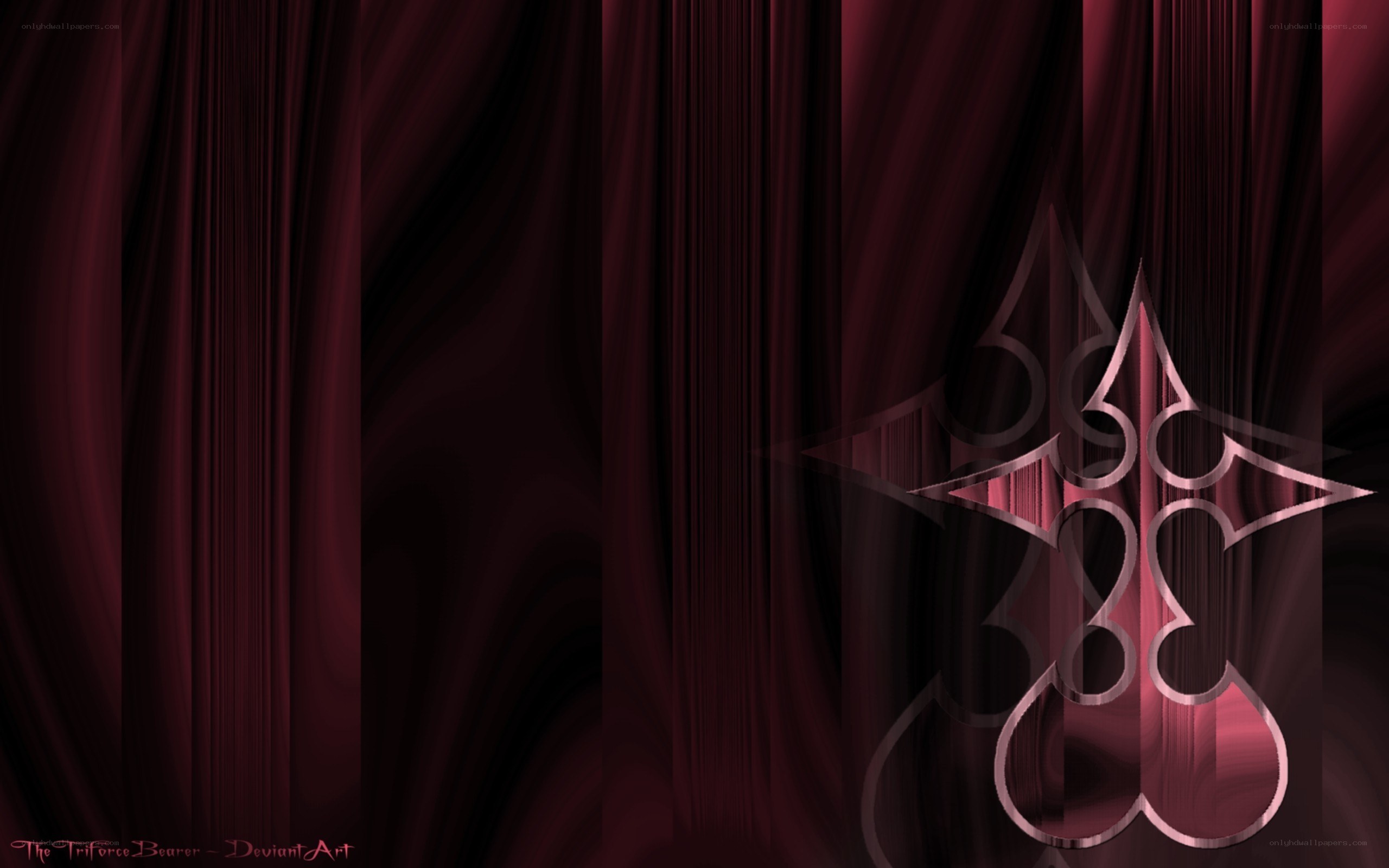 dark red abstract design