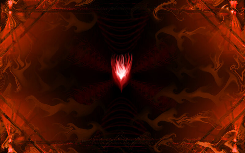 dark red abstract flame