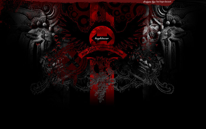 dark red and black abstract design
