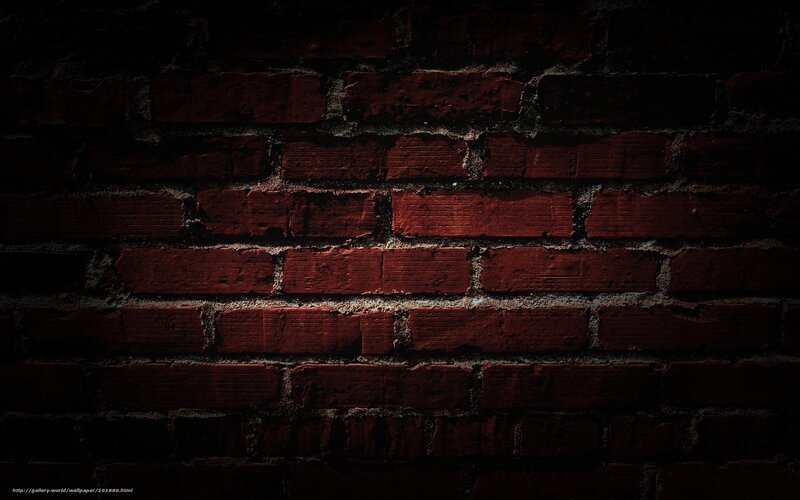 dark red brick wall