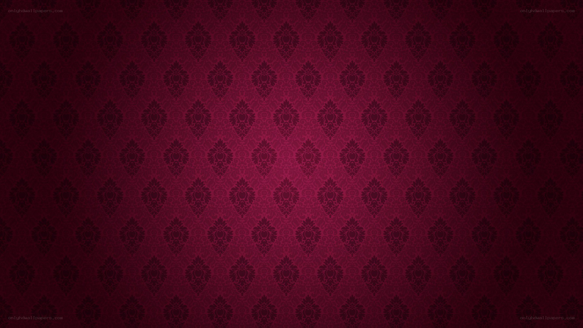 dark red damask pattern