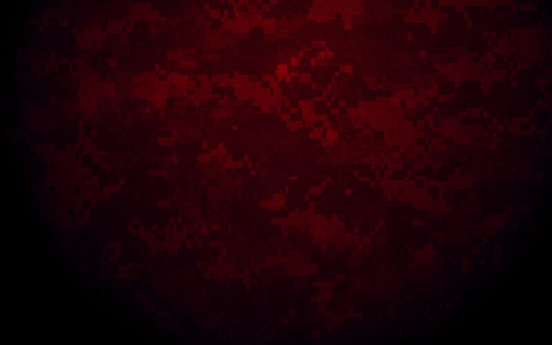 dark red digital camouflage pattern