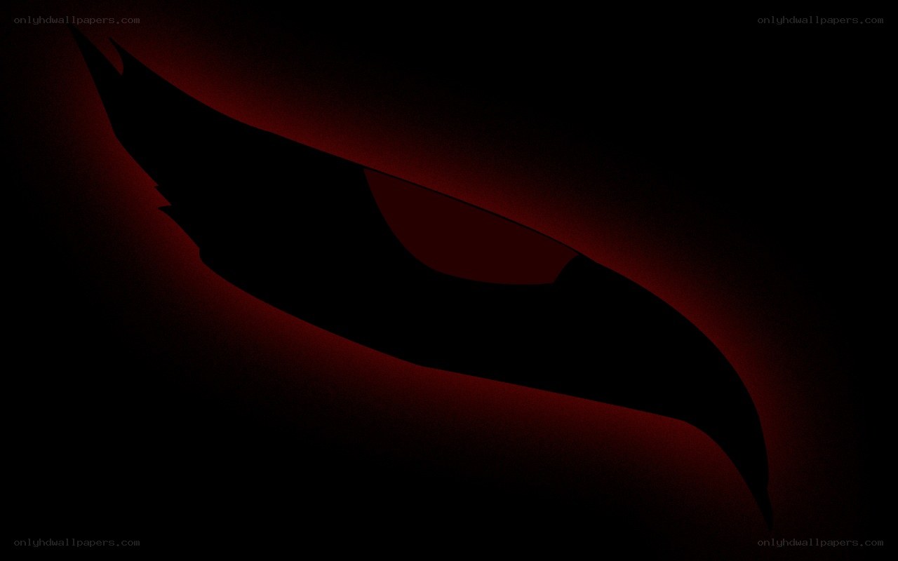 dark red eye silhouette
