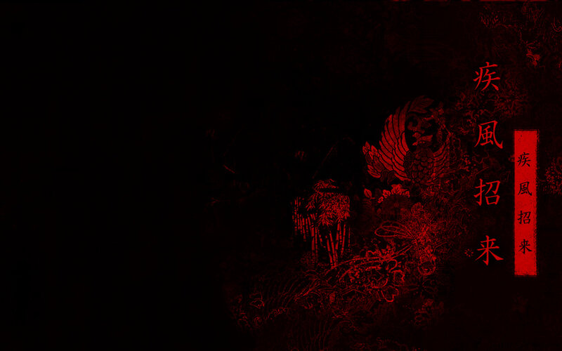 dark red fantasy artwork