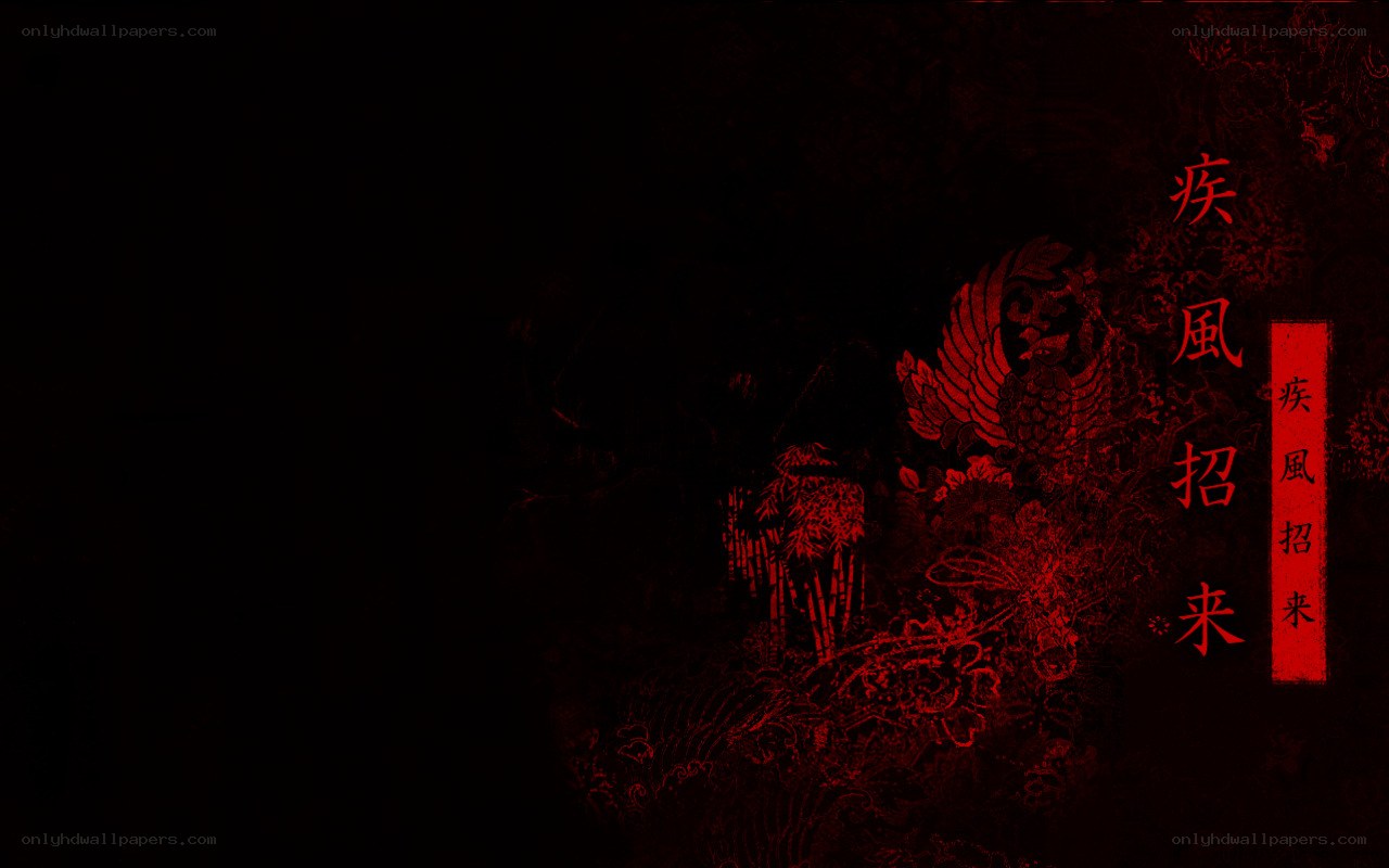 dark red fantasy artwork