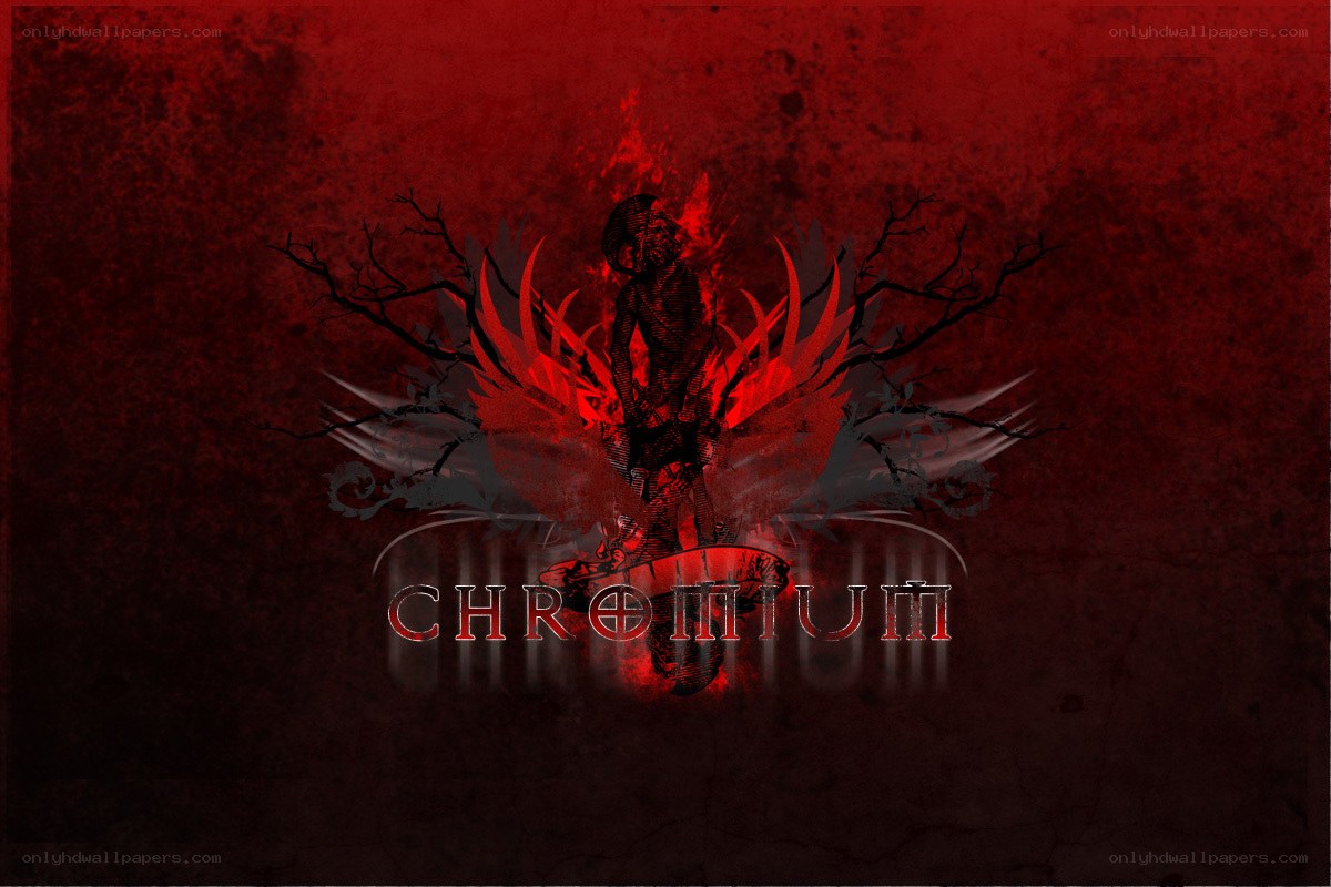 dark red fantasy logo art