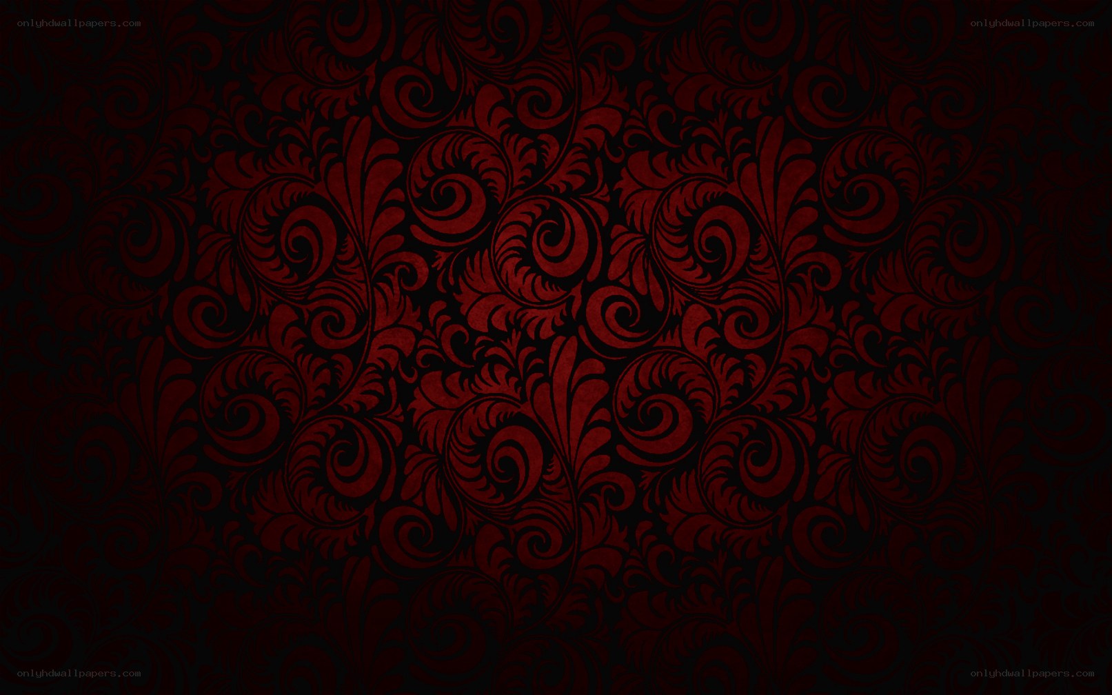 dark red floral pattern