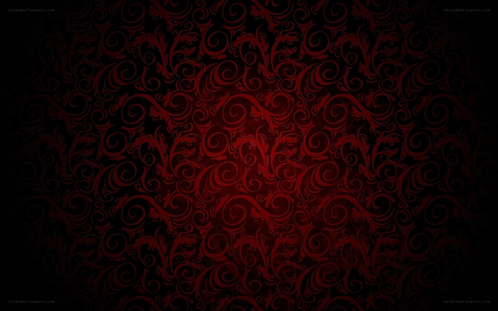 dark red floral pattern