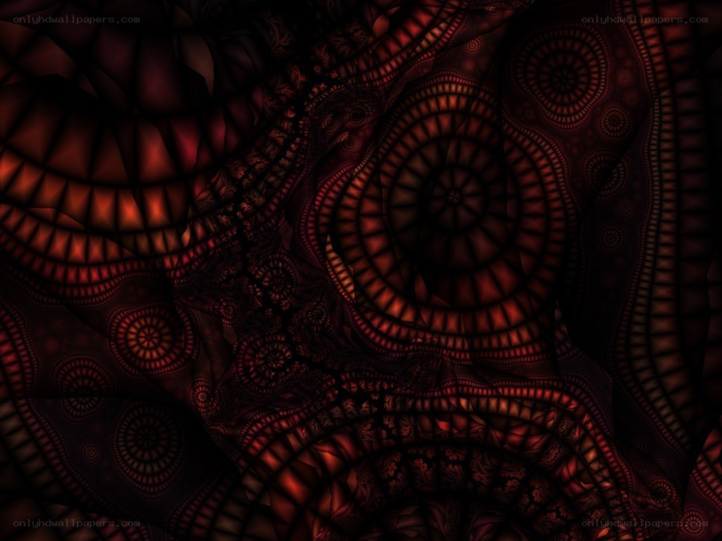 dark red fractal patterns