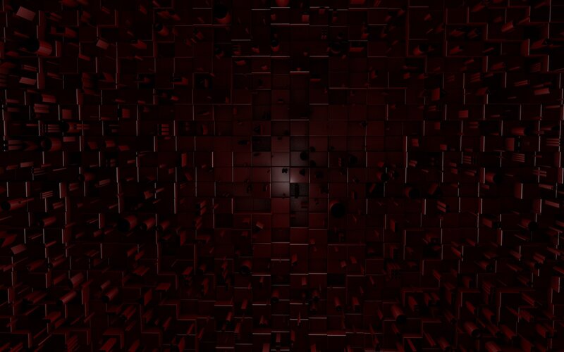 dark red geometric pattern