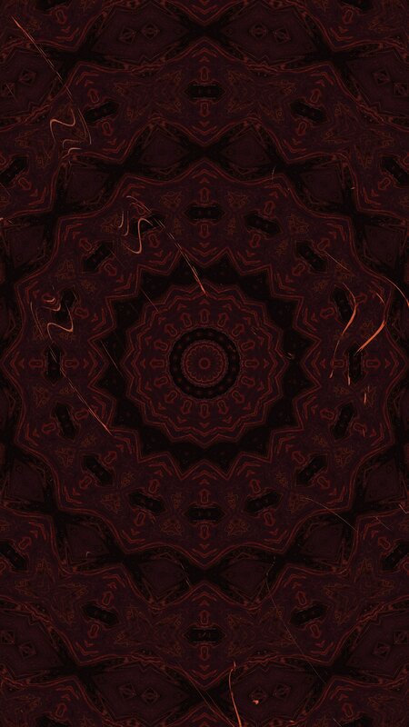 Dark Red Mandala Pattern