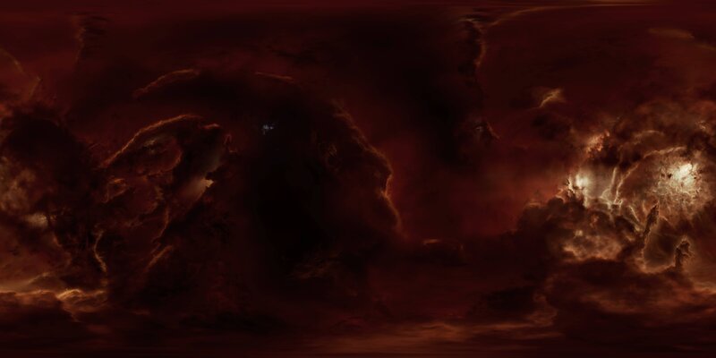 Dark Red Nebula
