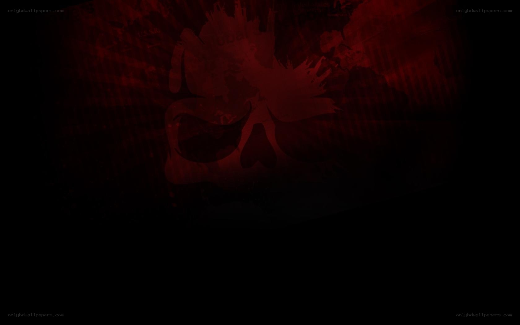 dark red skull logo