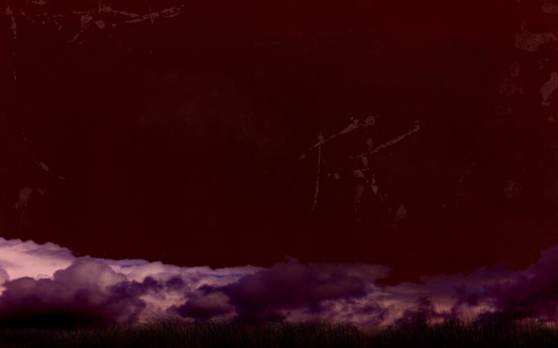dark red sky with purple clouds