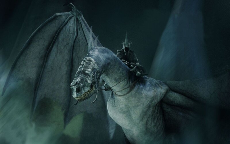 Dark Rider on Winged Creature