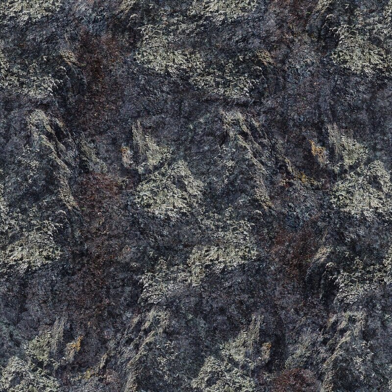 Dark Rock Surface — Black