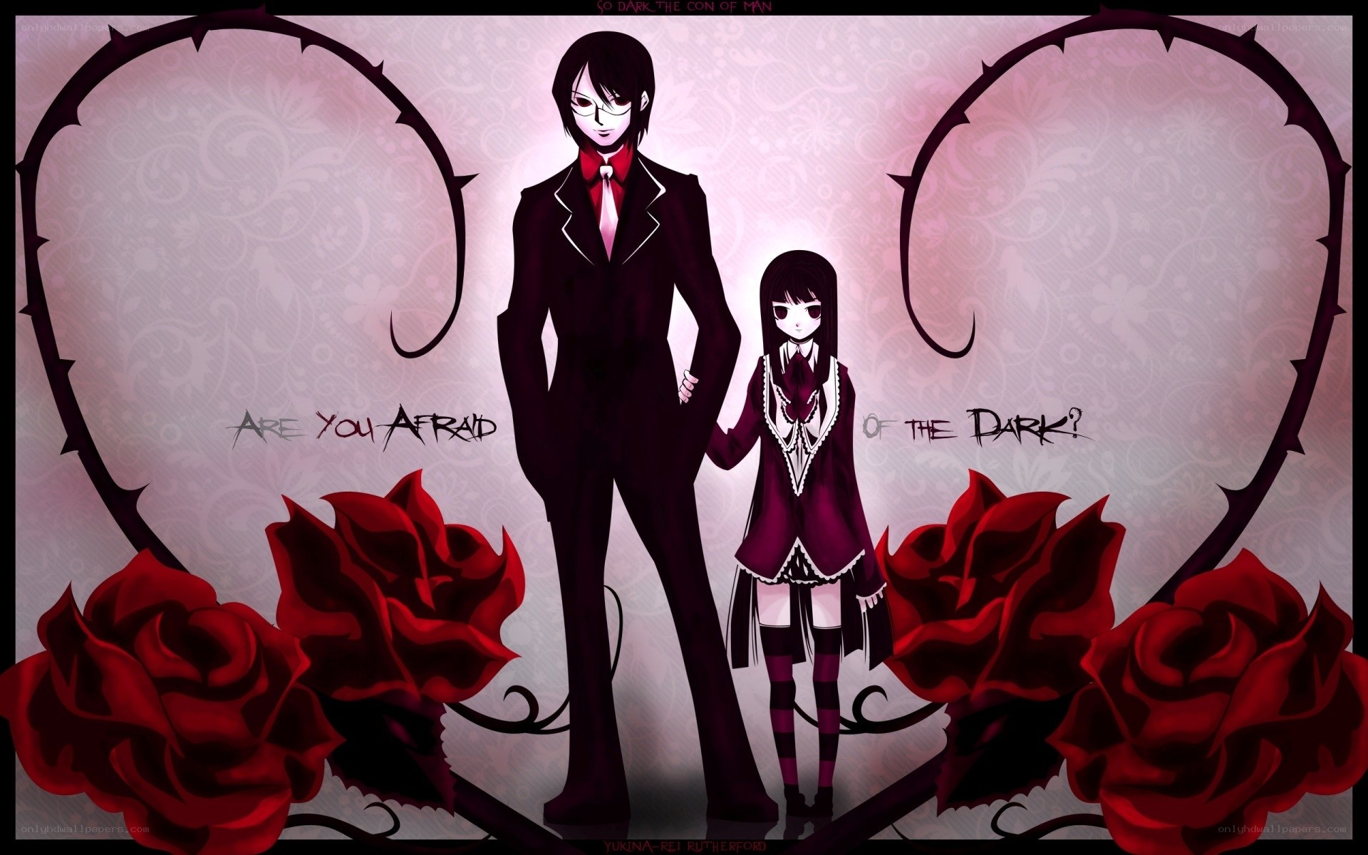 dark romance anime art
