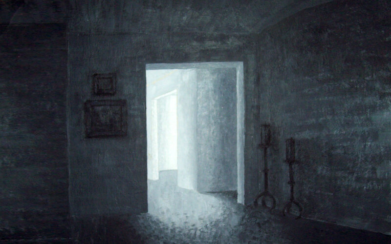Dark Room with Doorway