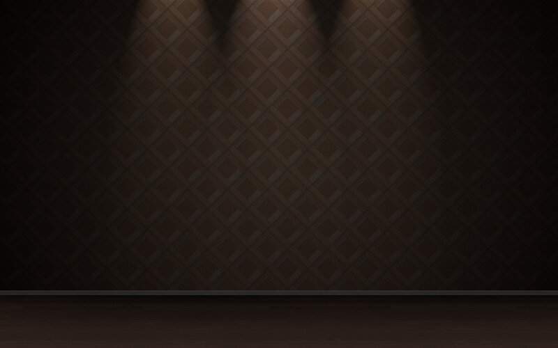 dark room with patterned wall