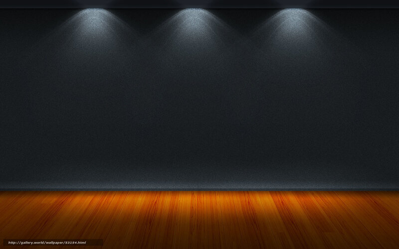 dark room with spotlights