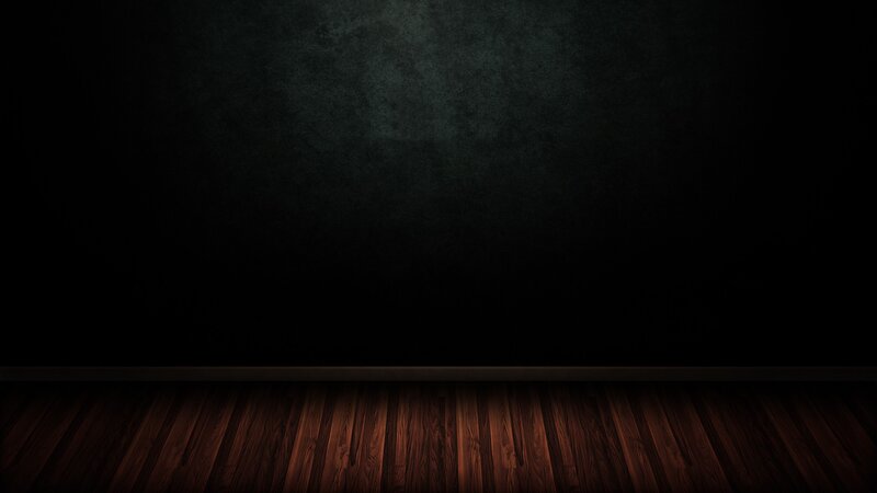 dark room with wooden floor