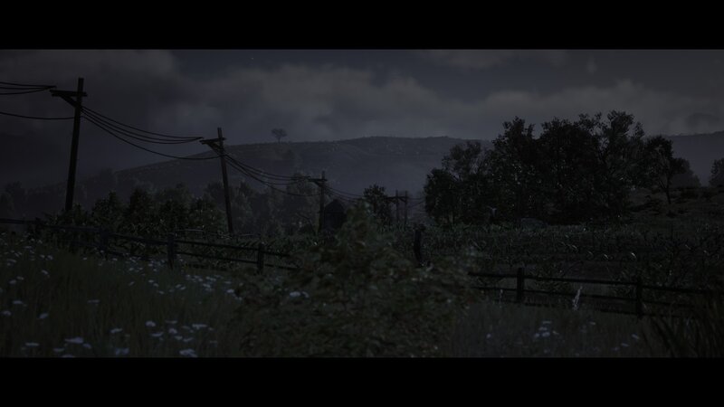 Dark Rural Landscape