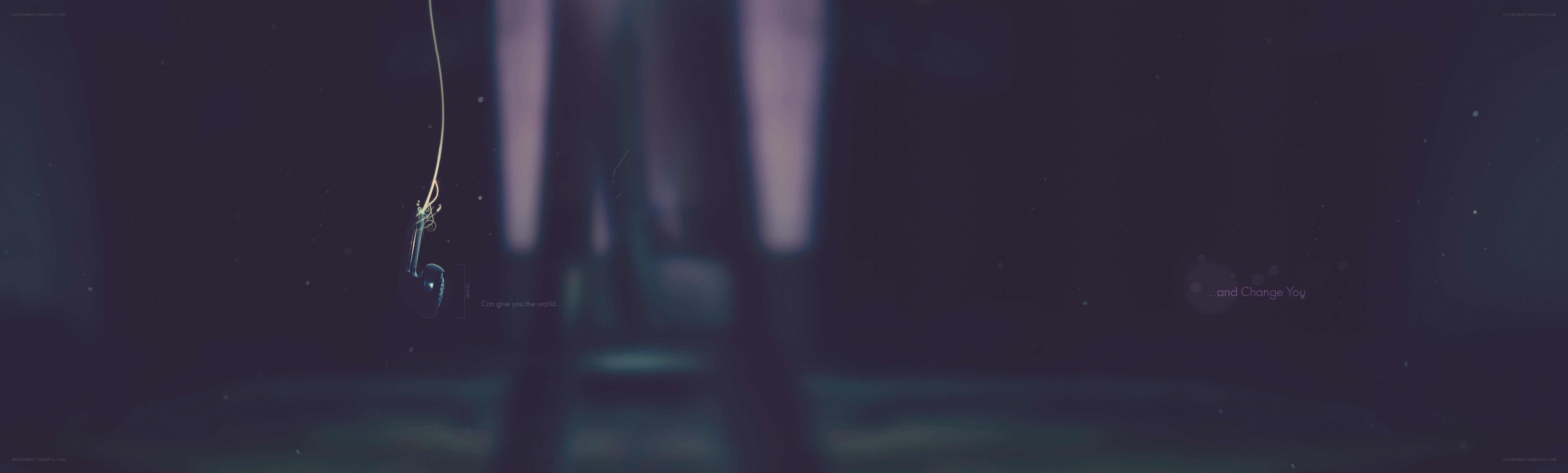 dark scene with hanging object