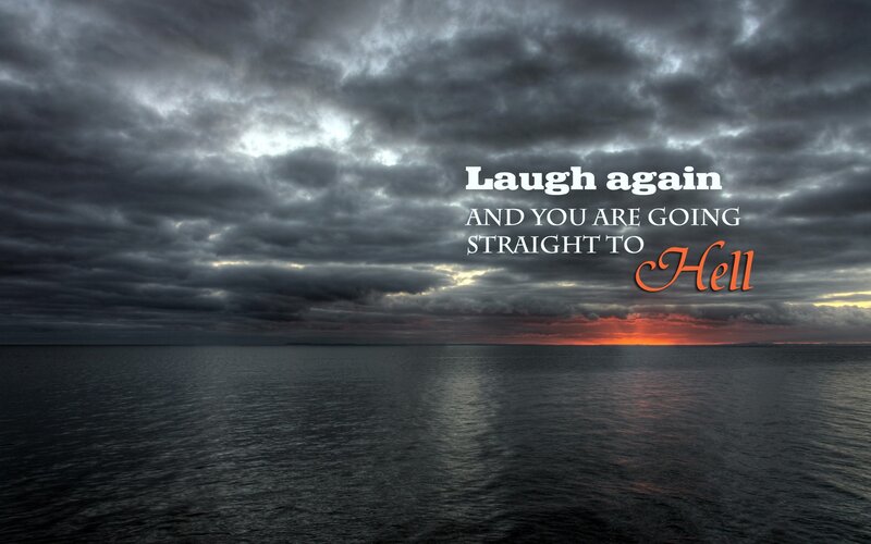 Dark Sea under Stormy Sky — Gray