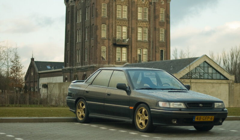 Dark Sedan Car — Black