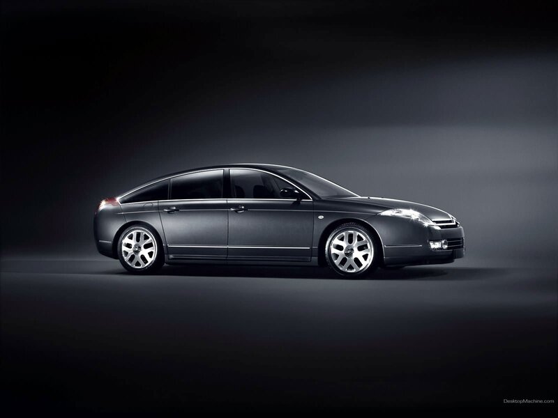 dark sedan car in studio