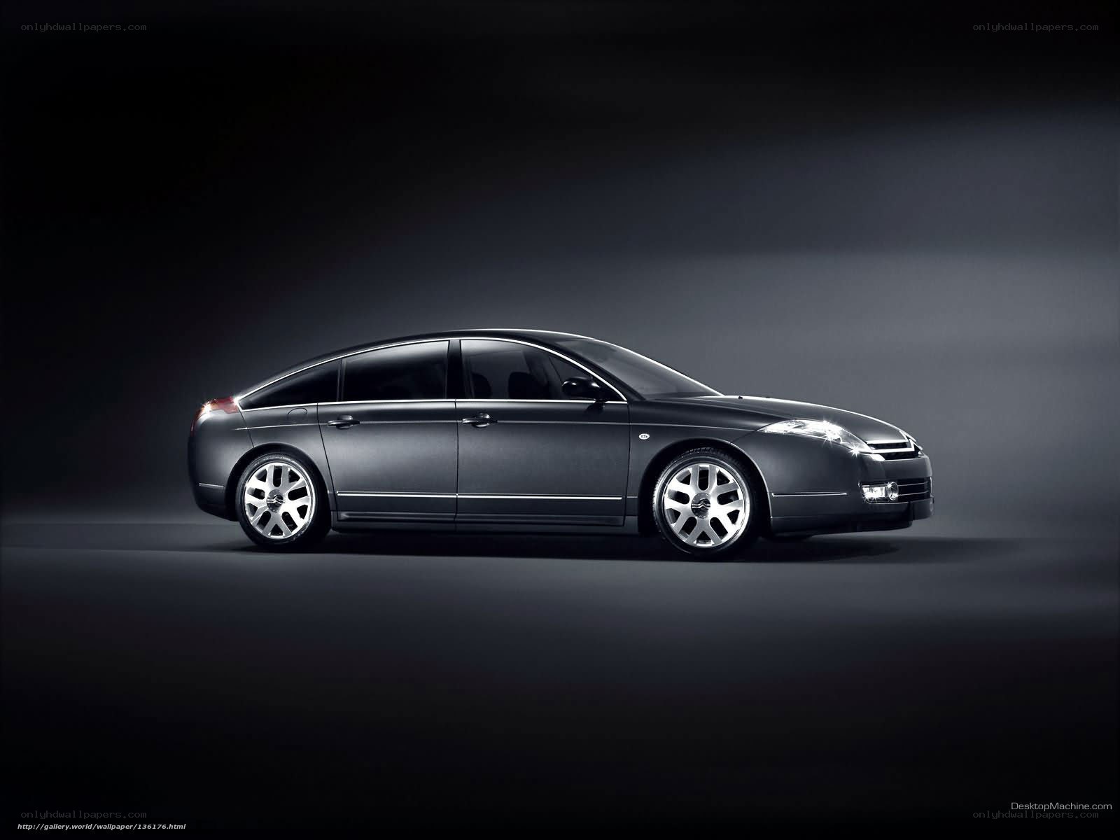 dark sedan car profile
