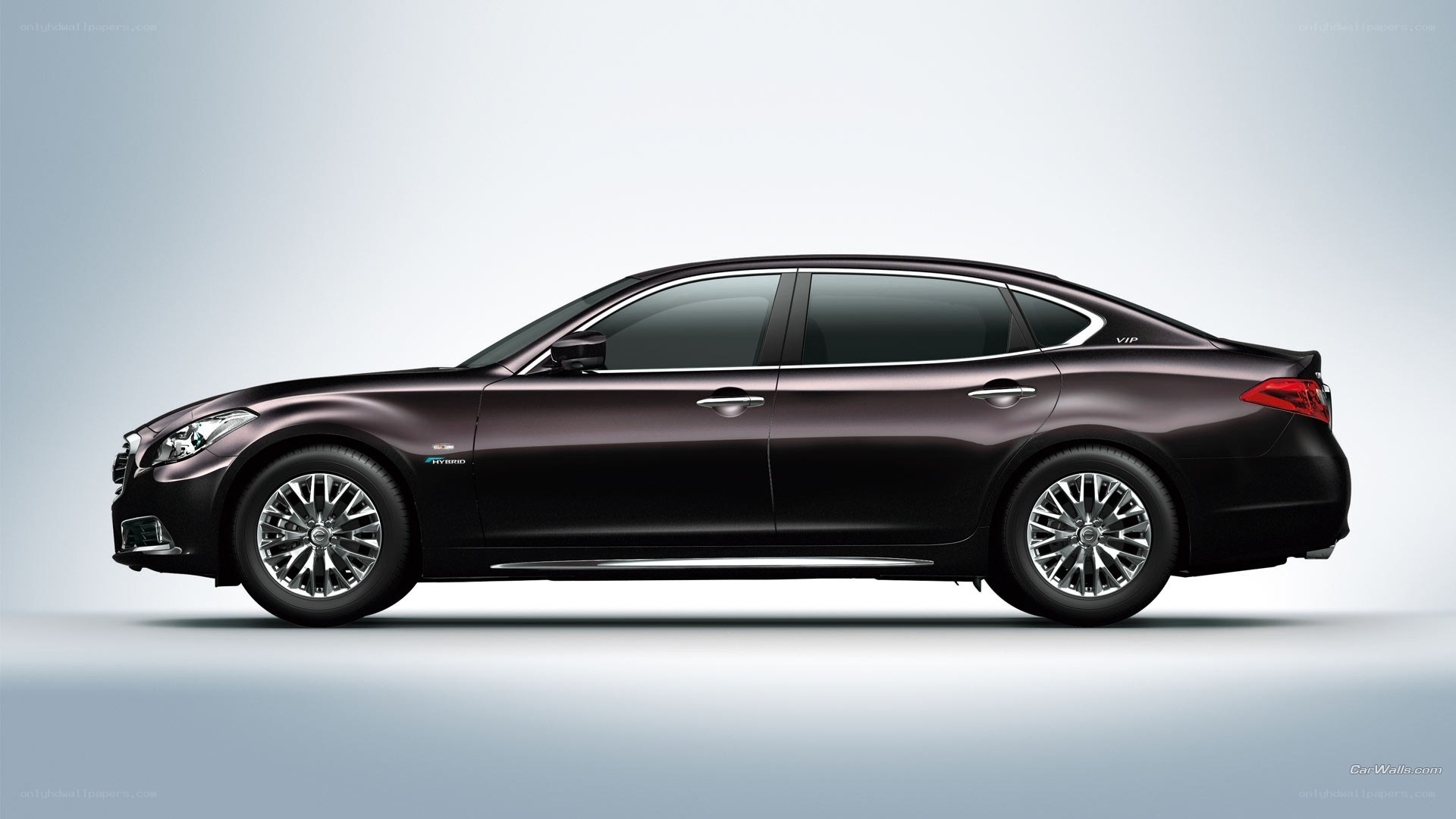dark sedan car side view