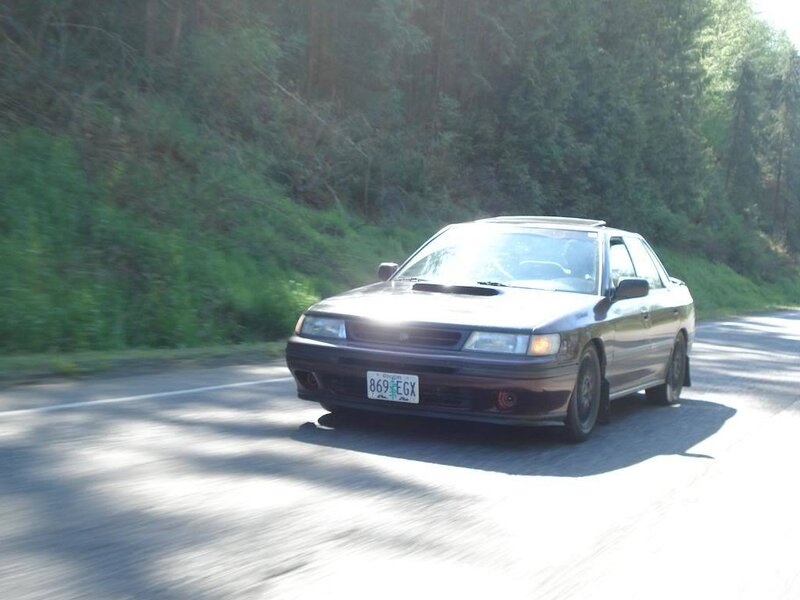 Dark Sedan Car