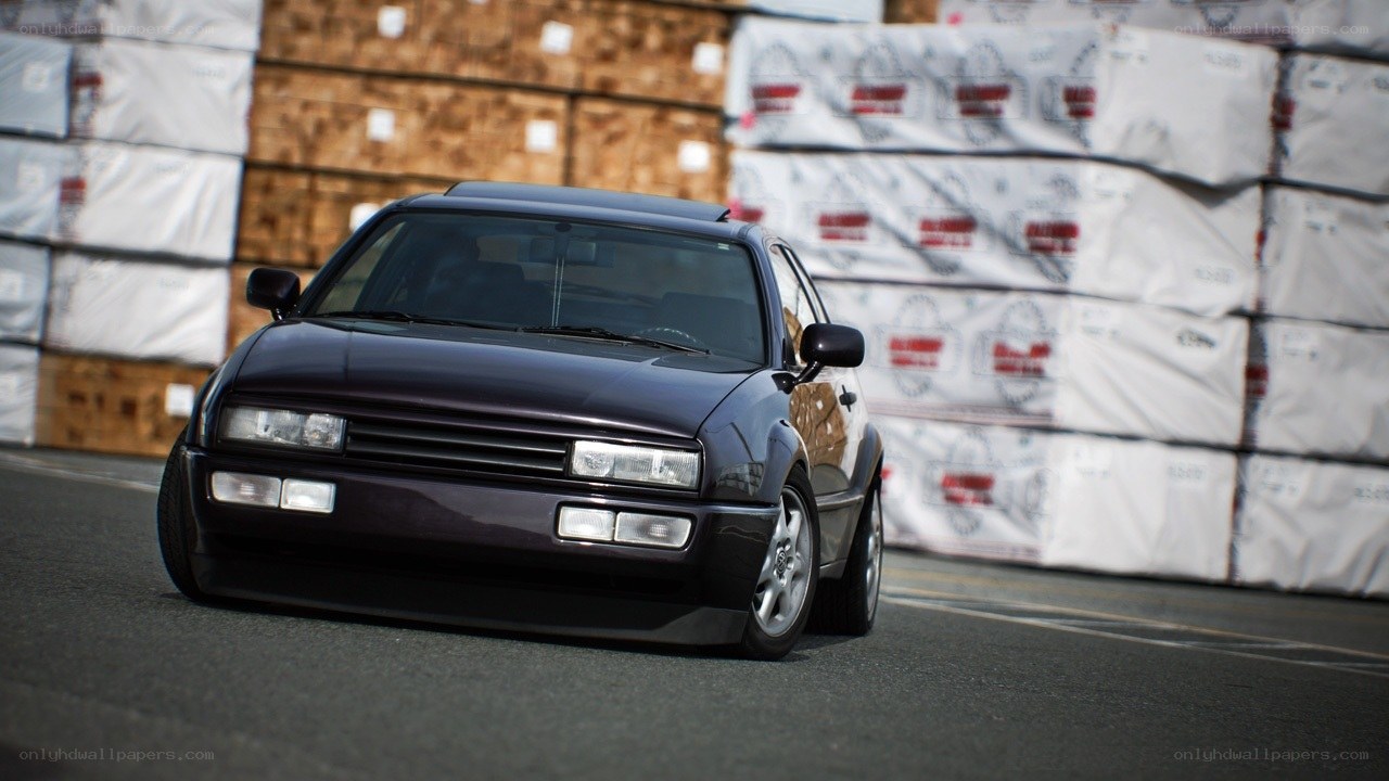dark sedan on asphalt