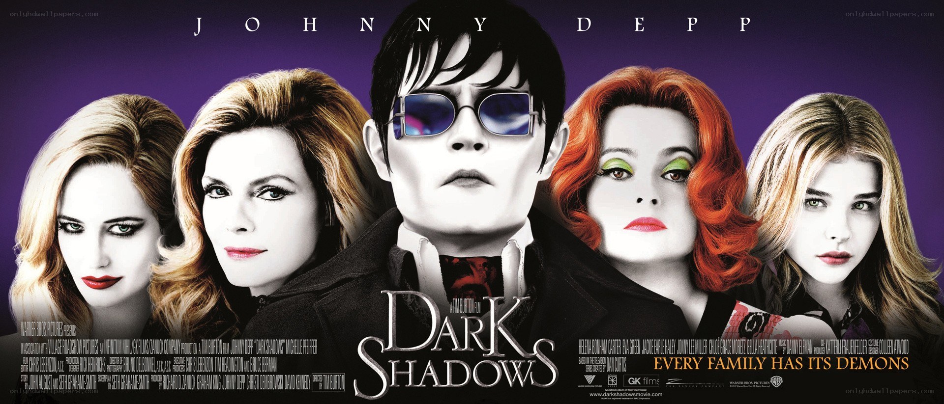 Dark Shadows movie poster
