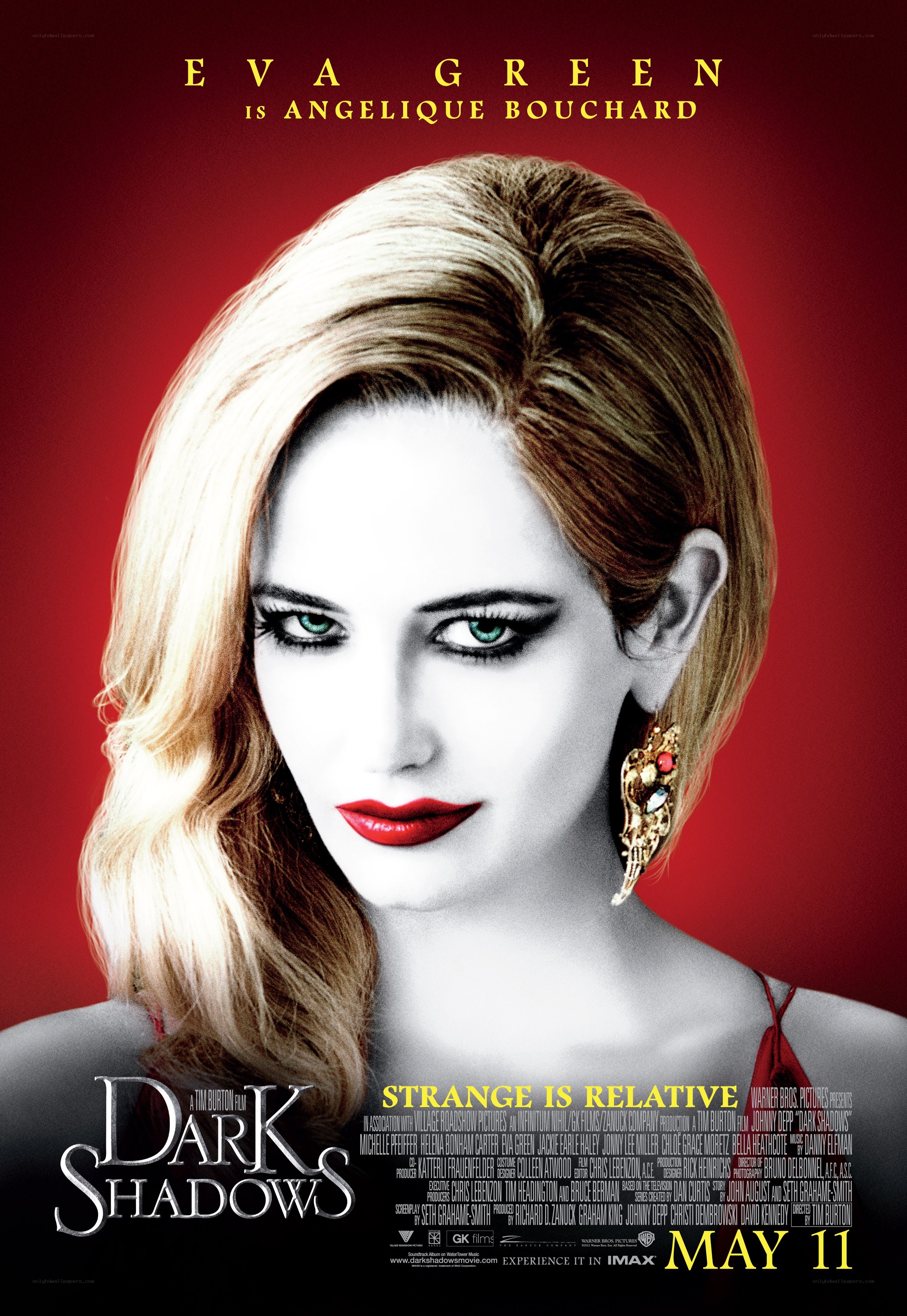 Dark Shadows movie poster