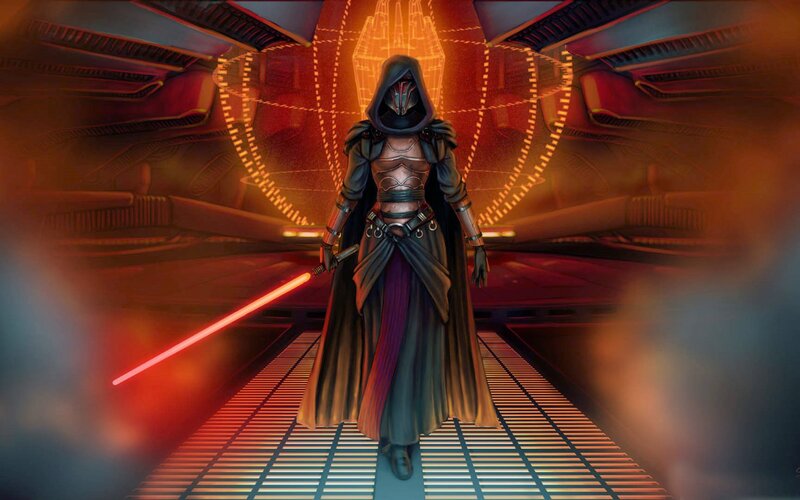 Dark Side Jedi with Lightsaber
