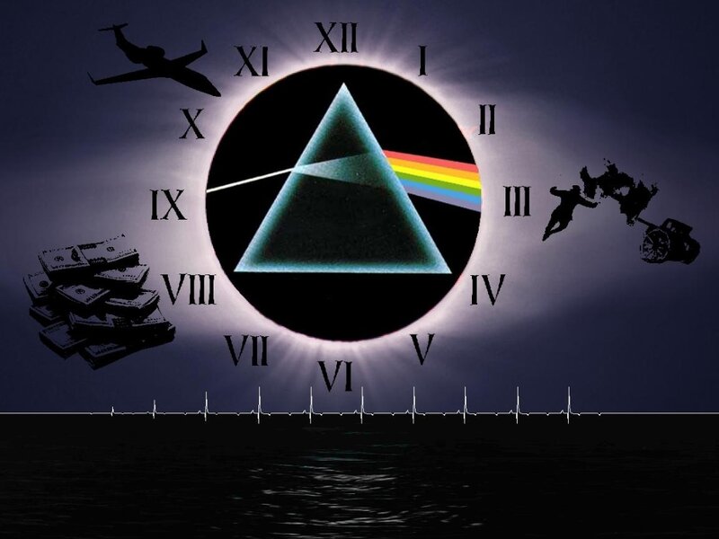 Dark Side of the Moon clock