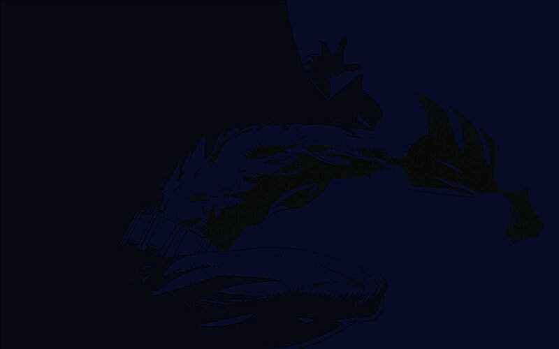 dark silhouette of a creature
