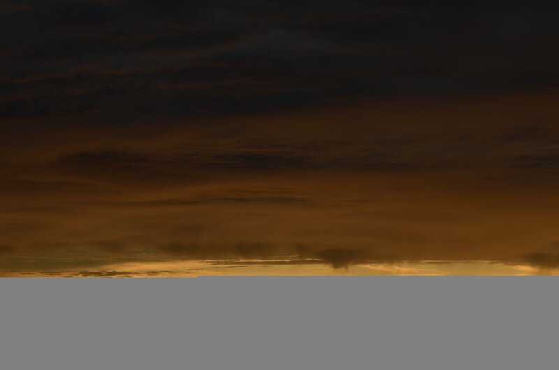 dark sky at sunset