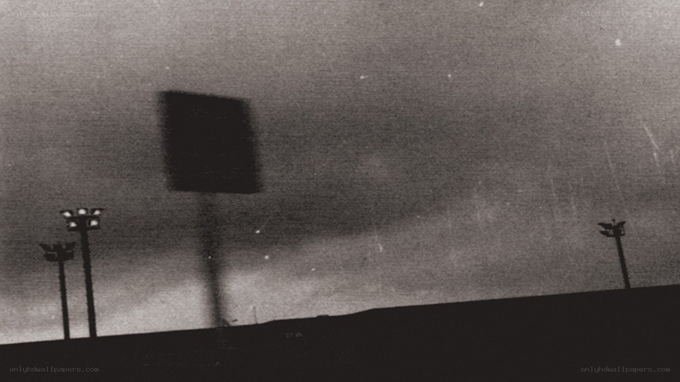 dark sky with streetlights