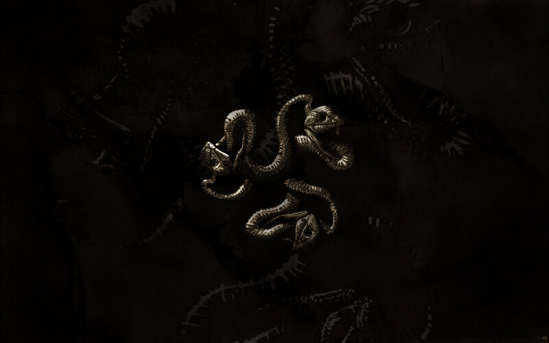 dark snake emblem artwork