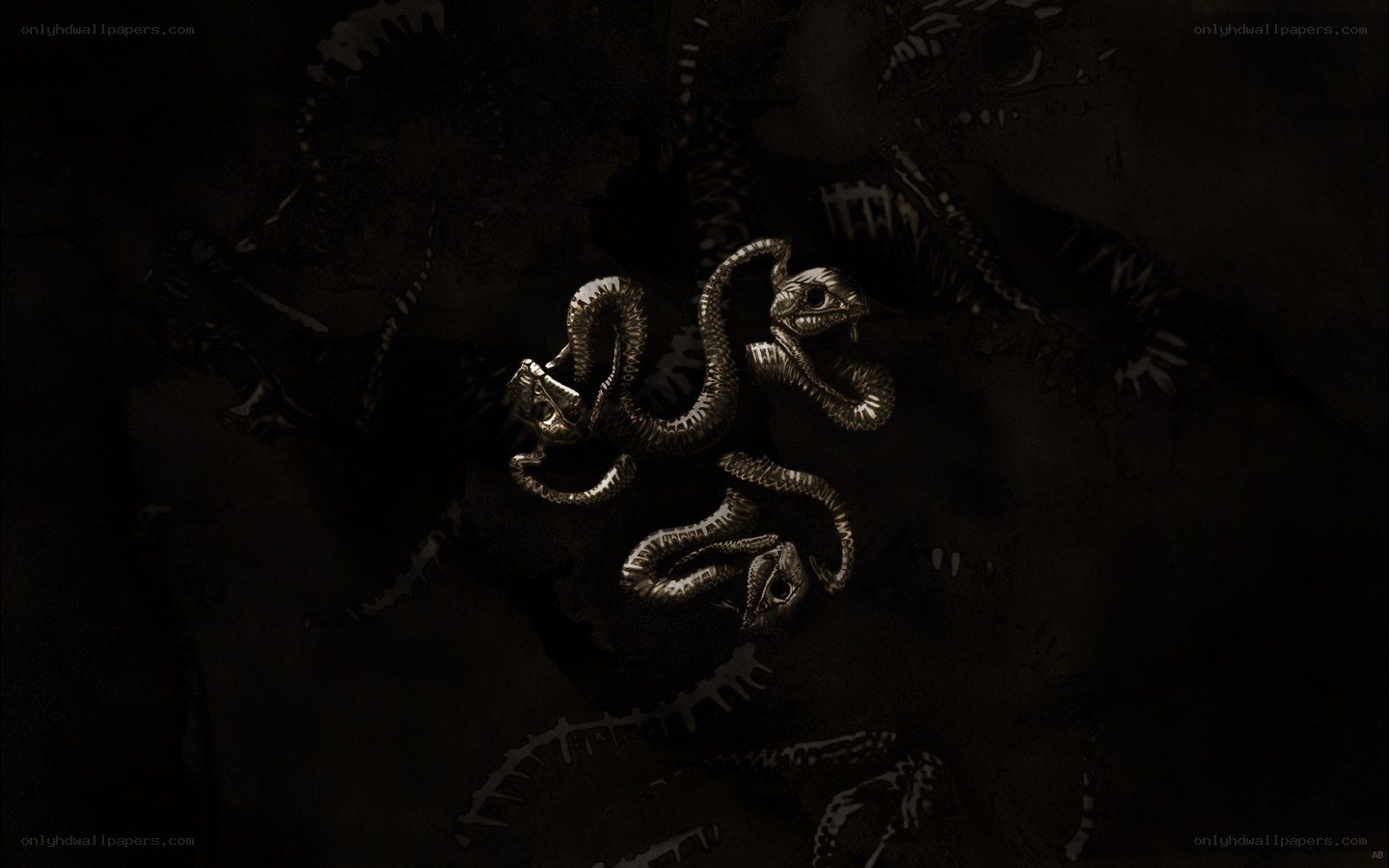 dark snake emblem artwork