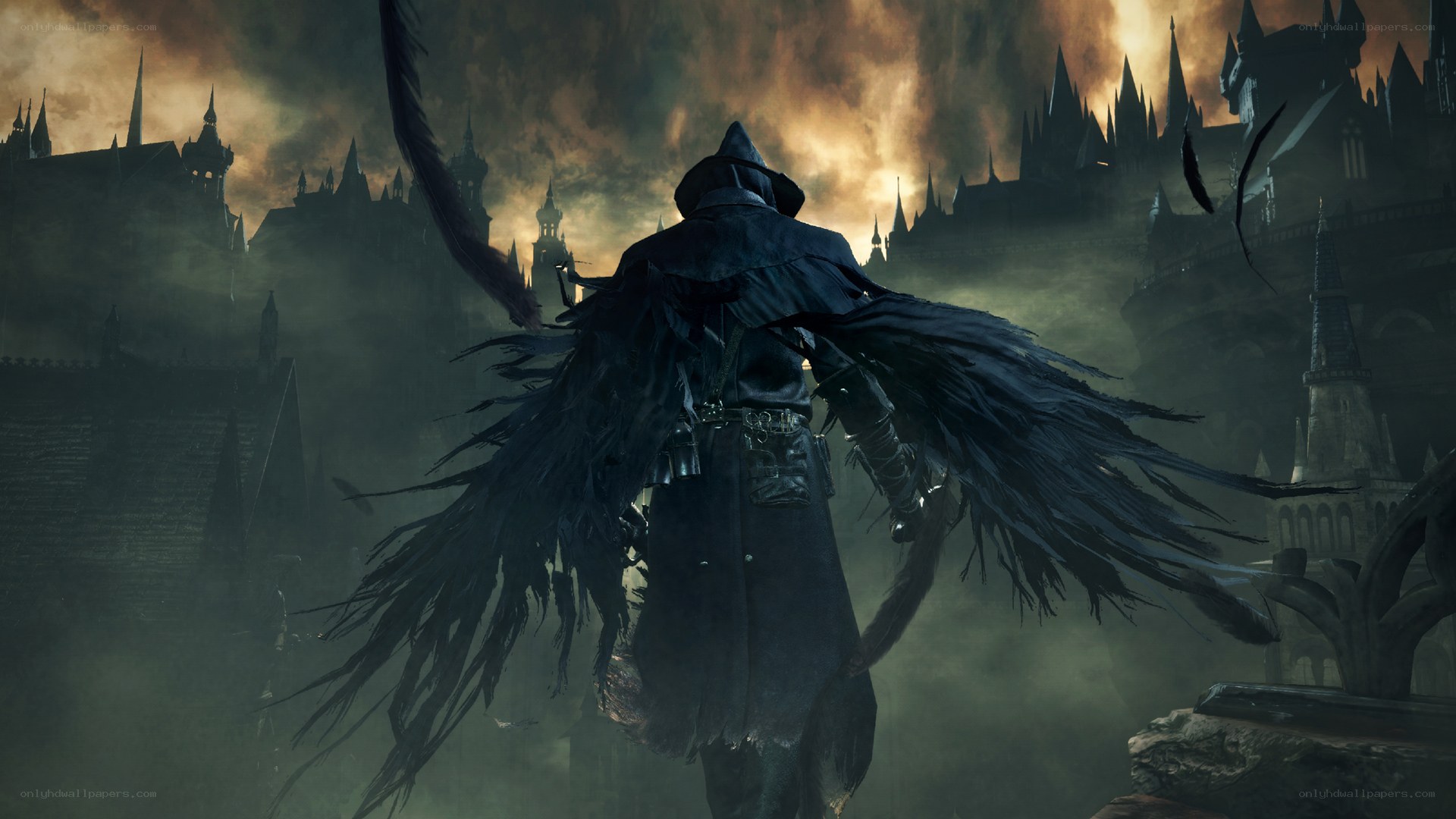 dark souls character with wings